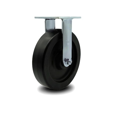 Service Caster 8 Inch Polyolefin Wheel Rigid Caster with Ball Bearing SCC-30R820-POB